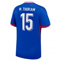 Francúzsko Marcus Thuram #15 Domáci futbalový dres ME 2024 Krátky Rukáv